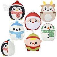 8" Reverse-Eez Christmas Plush Assortment