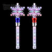 14.5" Light-Up Snowflake Spinning Wand