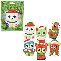 4" Squish Holiday Animals