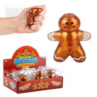 2.25" Squish Sticky Gingerbread Man