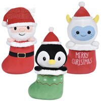 10" Christmas Character Stocking