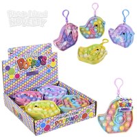Easter Chick Bubble Popper Clip Ons 4"