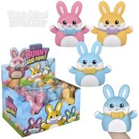 Easter Bunny Stretchy Hand Puppet 6"
