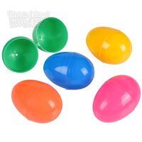 2.5" Hinged Plastic Easter Eggs