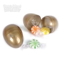 2.5" Gold Hinged Easter Eggs (100pc/un)