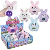 3" Squeezy Bead Plush Easter Bunny