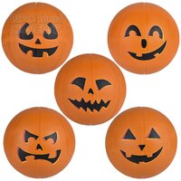 Jack-O-Lantern Basketball Assortment 9.5" 5pc