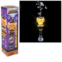 Light-Up Halloween Axolotl Bubble Wand 12"