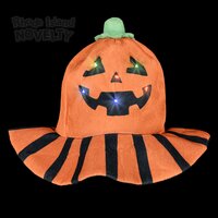 Light-Up Jack O Lantern Hat