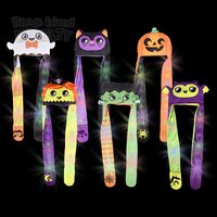 Light-Up Halloween Plush Hoodie Scarf Assortment