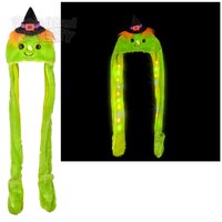 Light-Up Plush Witch Hat Scarf