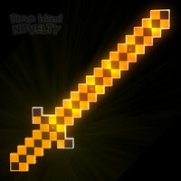 24" Light-Up Halloween Pixel Sword