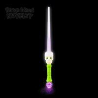 24" Light-Up Expanding Skull Sword