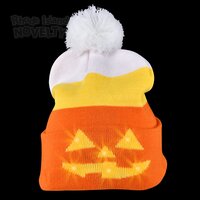 Light-Up Candy Corn Beanie Hat