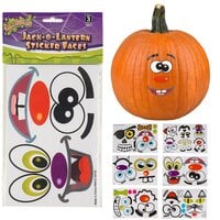 Jack- O-Lantern Stickers For Pumpkins