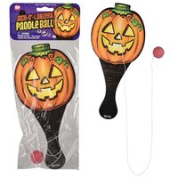 Jack O Lantern Paddle Ball 10"