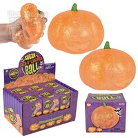 3" Jack O Lantern Squeezy Sugar Ball