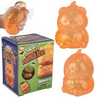 Jumbo Sugar Squeezy Halloween Pumpkin Bear 4"