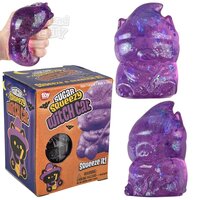 Jumbo Sugar Squeezy Halloween Witch Cat 4"