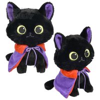 8" Vampire Cat With Cape
