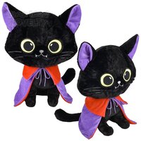 18" Vampire Cat With Cape