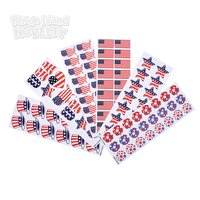 100pc Patriotic Sticker Assortment