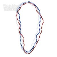 33" 7mm Patriotic Beads