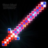 24" Light-Up Patriotic Pixel Sword