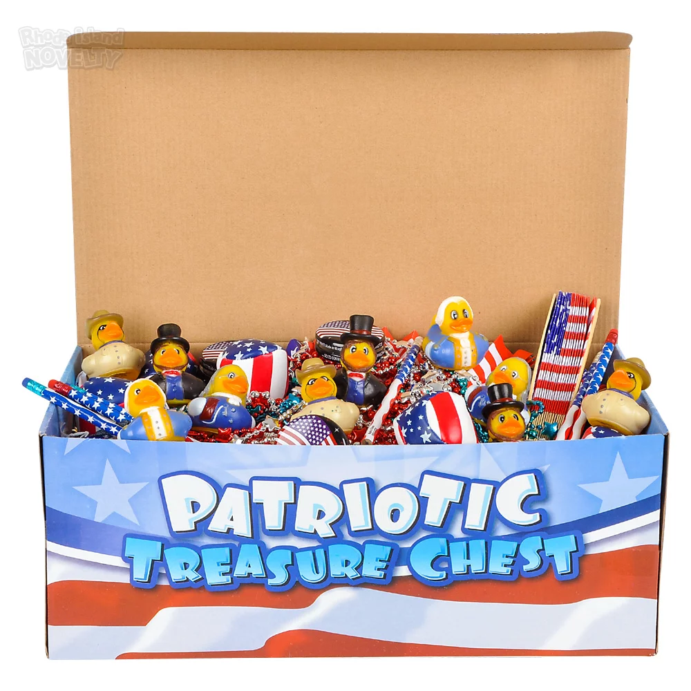 Patriotic Treasure Chest Toy Assortment