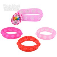 Valentine Glitter Bubble Popper Bracelet