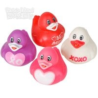 2" Valentine's Day Rubber Ducky