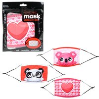 Valentine's Face Mask Child Size