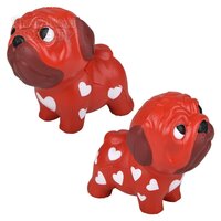 3" Valentines Squish Pug