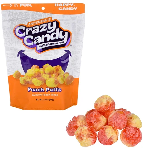 Andersen's Freeze Dried Peach Puffs 2.4oz