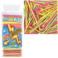 Neon Laser Straws