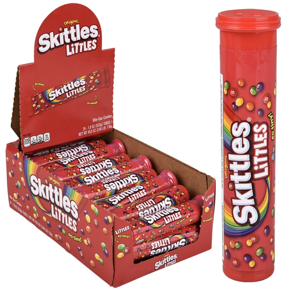 Skittles Littles Original Share Size Tube 24ct