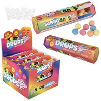 Face Twisters Sour Drops Chewy Candy 12ct