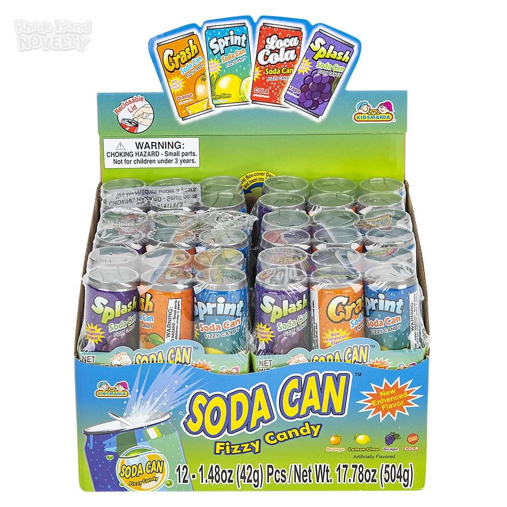 Soda Can Fizzy Candy