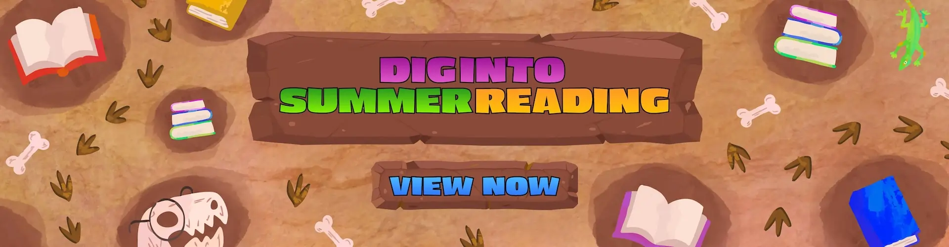 Dig Into Summer Reading Banner